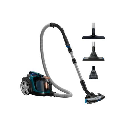 Aspirator fara sac Philips PowerPro Expert FC9744/09, 900 W, TriActive+, Eficienta energetica A+, Tub Telescopic, Verde PHILIPS 